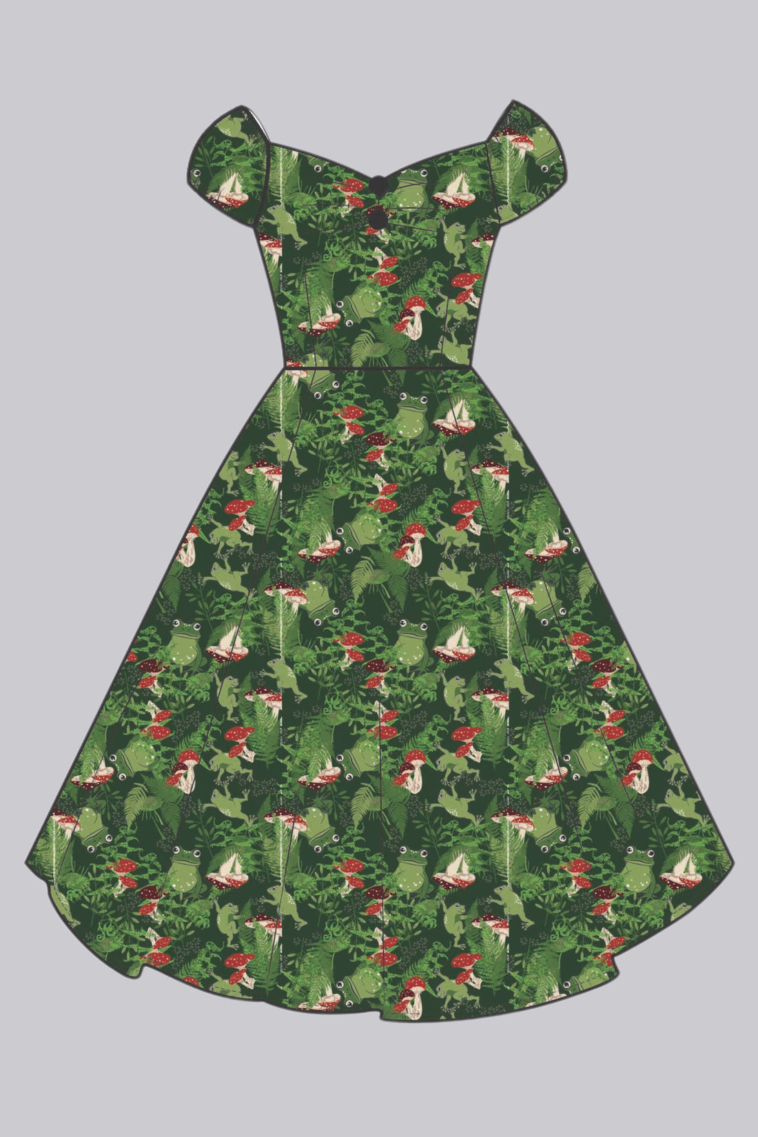 Dolores Frog Forest Doll Dress