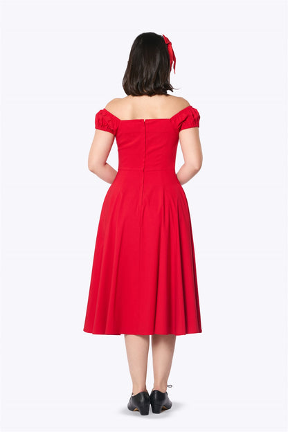 Dolores Black Heart Doll Dress