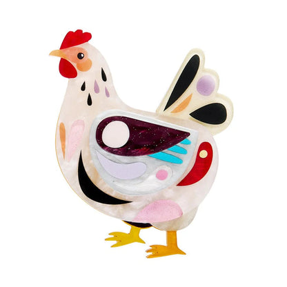Erstwilder Clara the Chicken Brooch