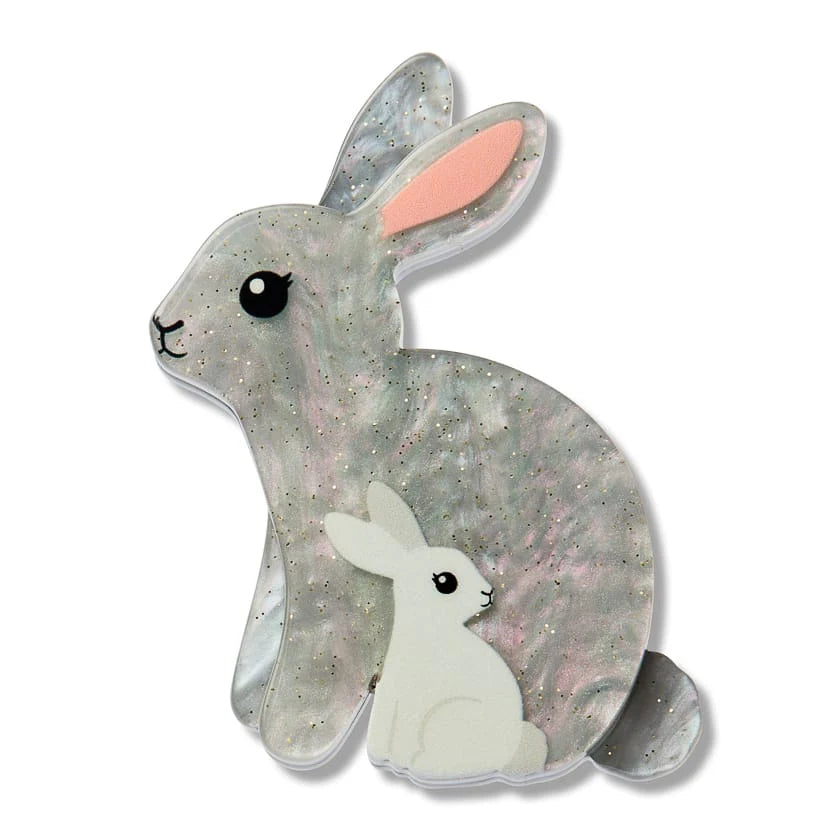 Erstwilder Bunnies Simplified Mini Brooch