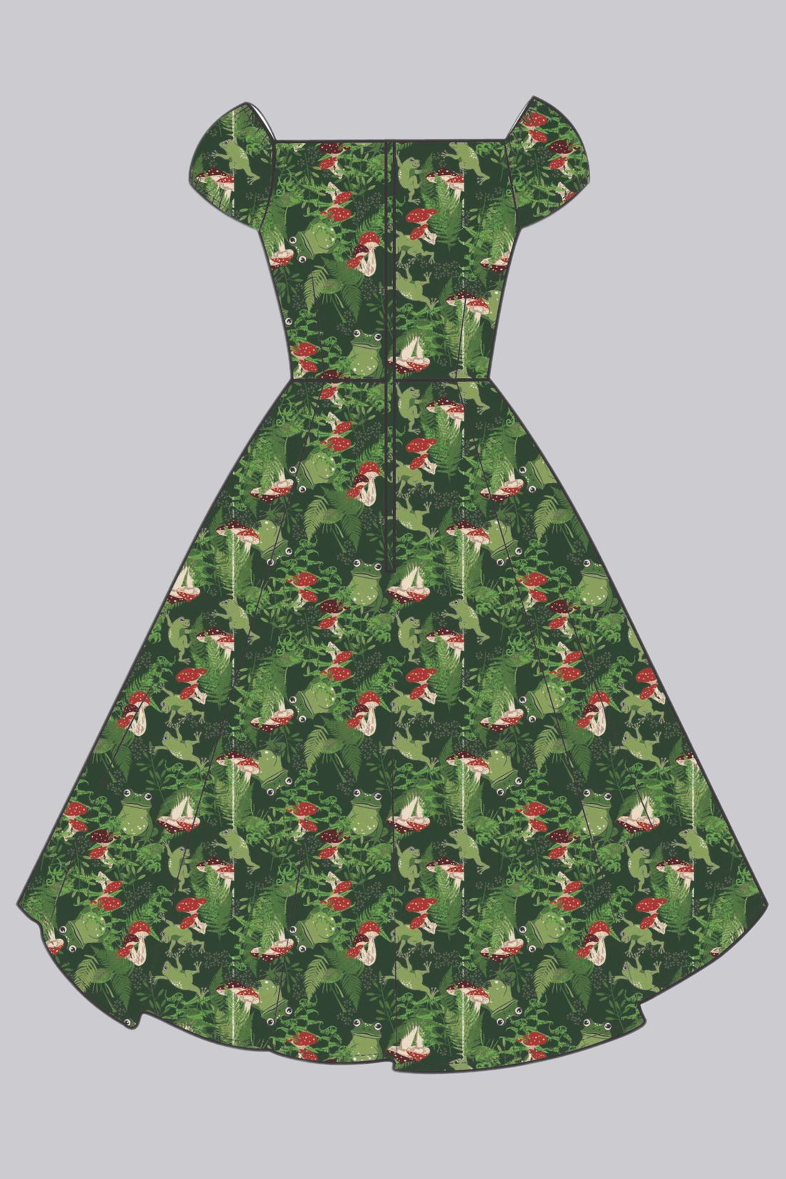 Dolores Frog Forest Doll Dress