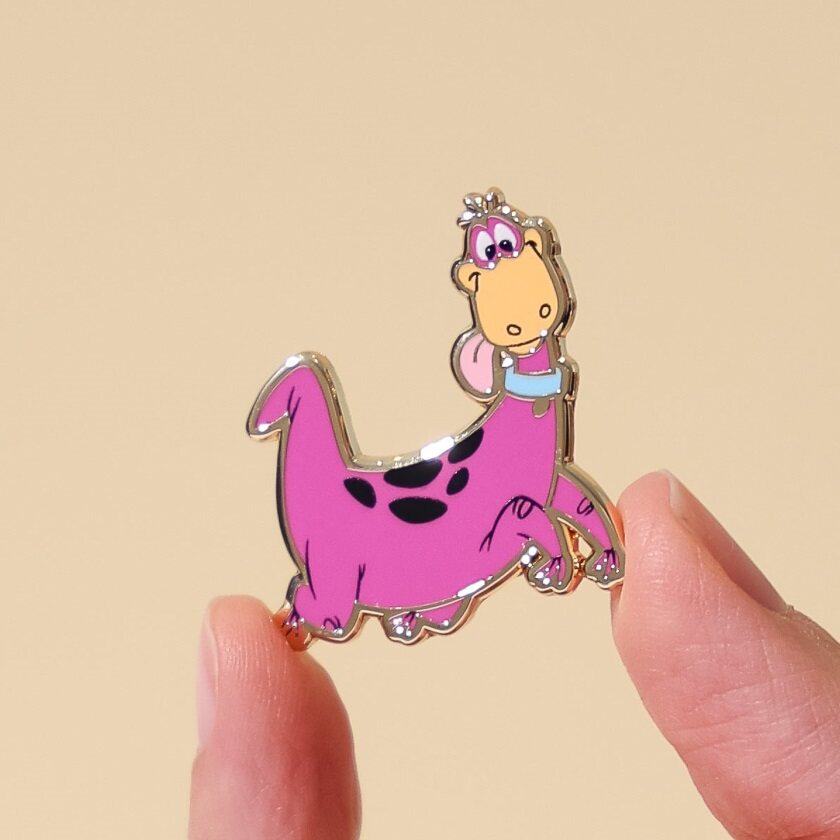 Dino Flintstone Enamel Pin