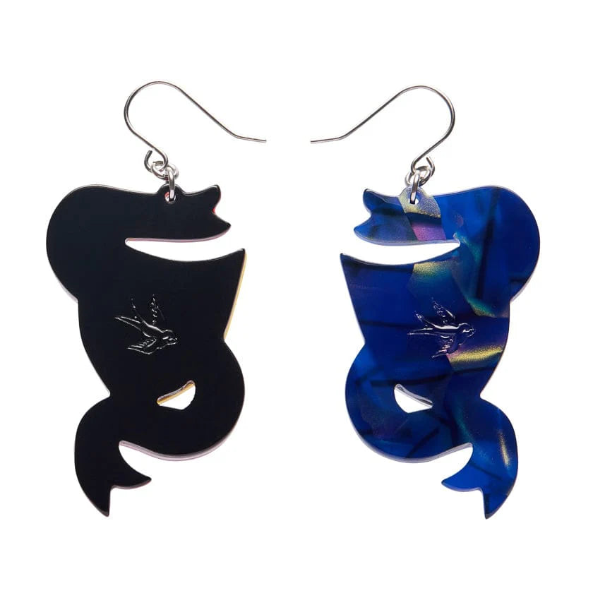 Comedy &amp; Tragedy Drop Earrings
