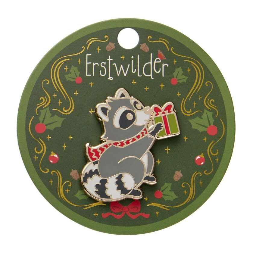 Rhi-Rhi The Raccoon Enamel Pin