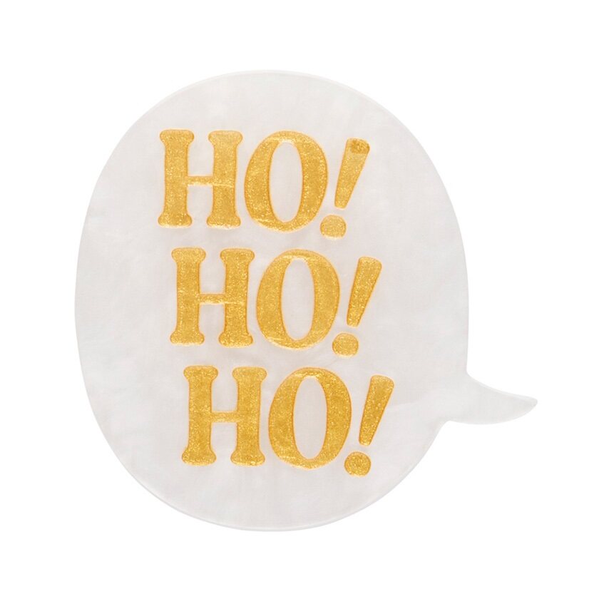 Ho, ho, ho! Simplified Mini Brooch