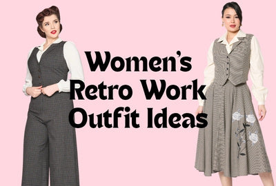 Women's Retro Work Outfit Ideas