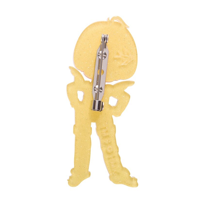 Canary Yellow Brooch