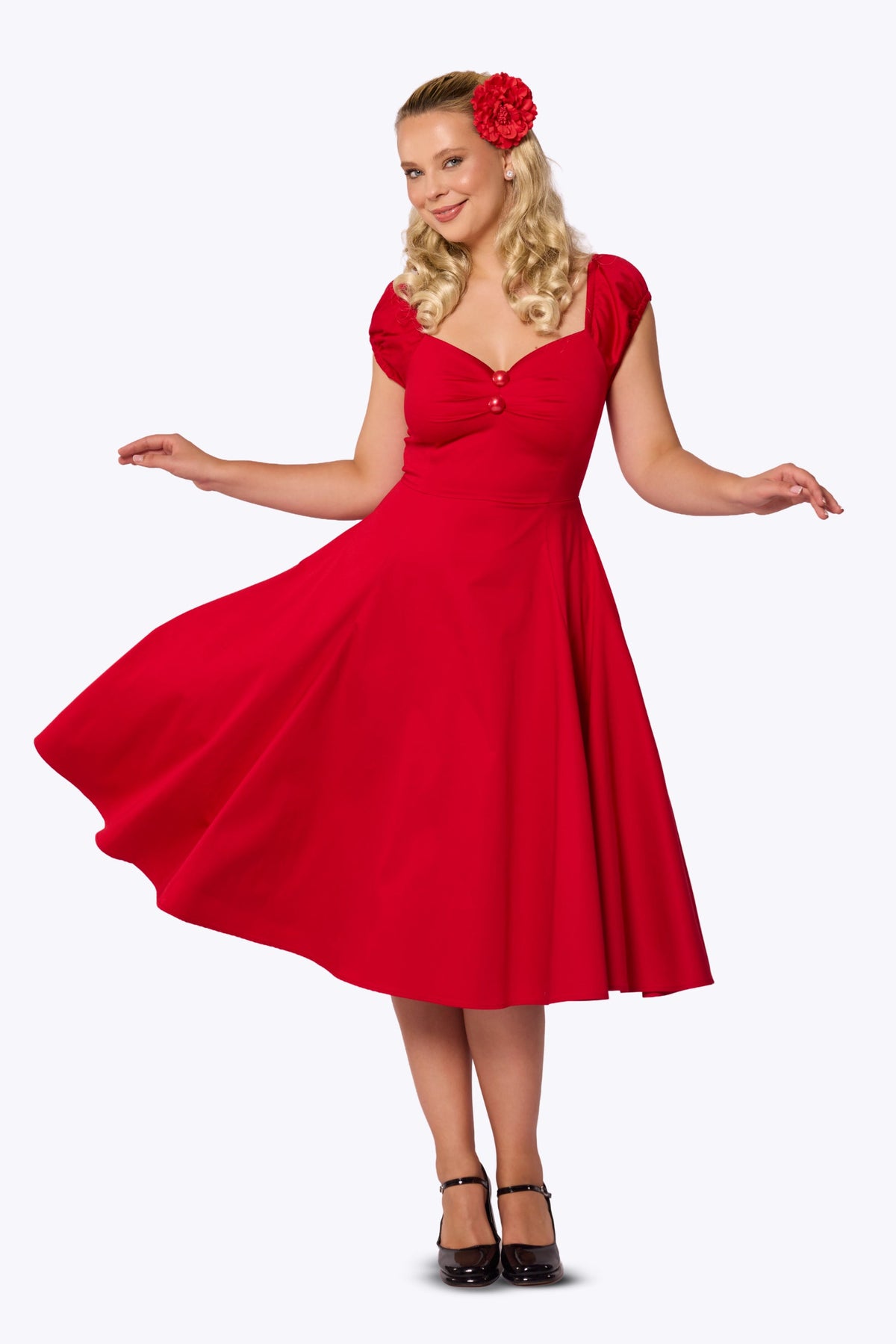 Dolores Red Doll Dress