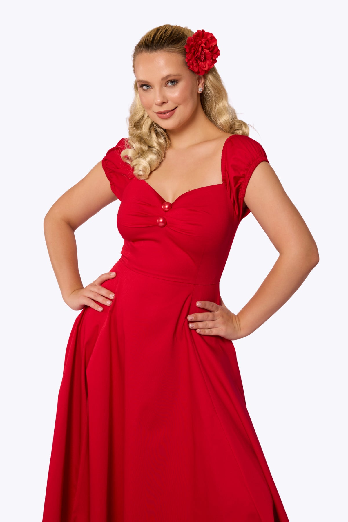 Dolores Red Doll Dress