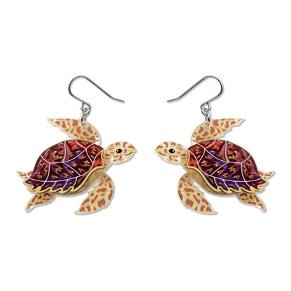 Erstwilder Hawksbill Turtle Drop Earrings