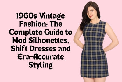 1960s Vintage Fashion: The Complete Guide to Mod Silhouettes, Shift Dresses and Era-Accurate Styling
