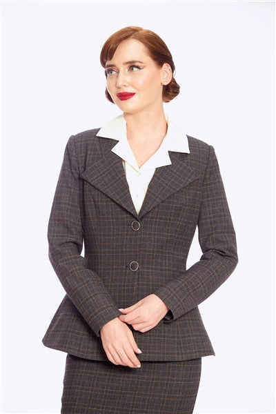 Katharine Check Blazer Jacket