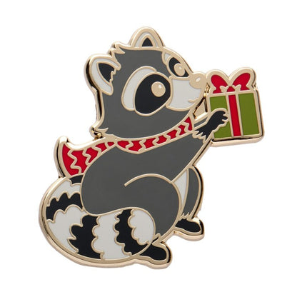 Rhi-Rhi The Raccoon Enamel Pin