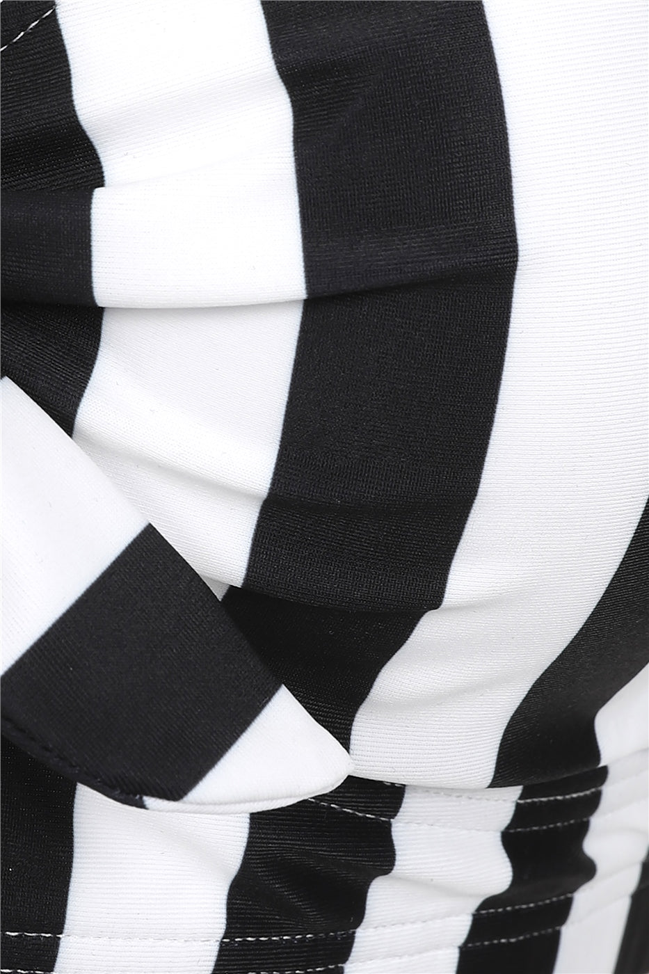 Beetle Stripe Knot Bikini Top