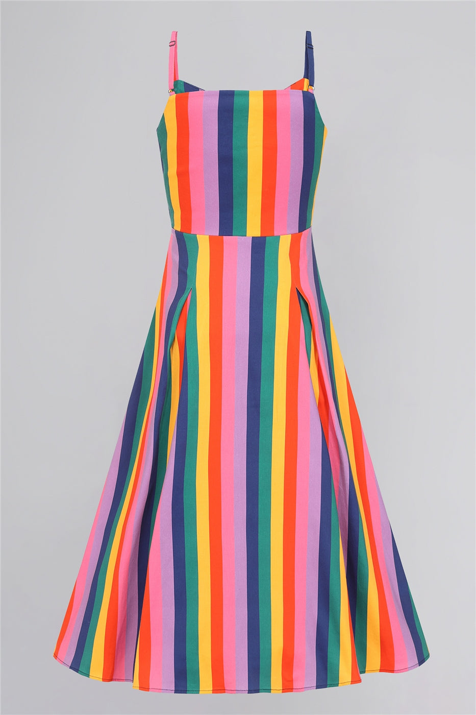 Demmi Rainbow Wishes Stripe Dress