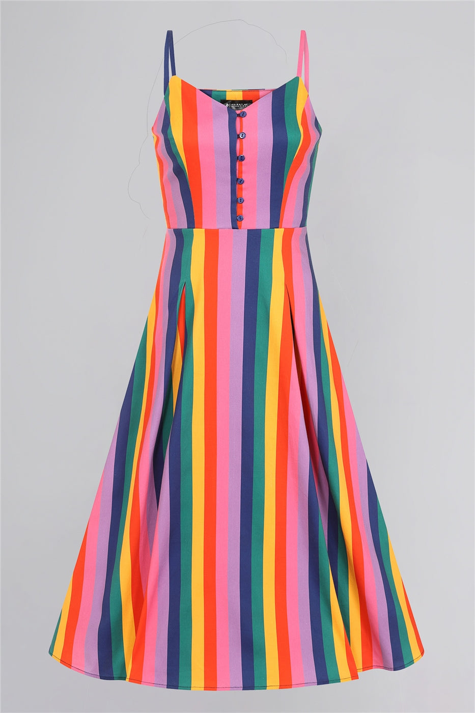 Demmi Rainbow Wishes Stripe Dress