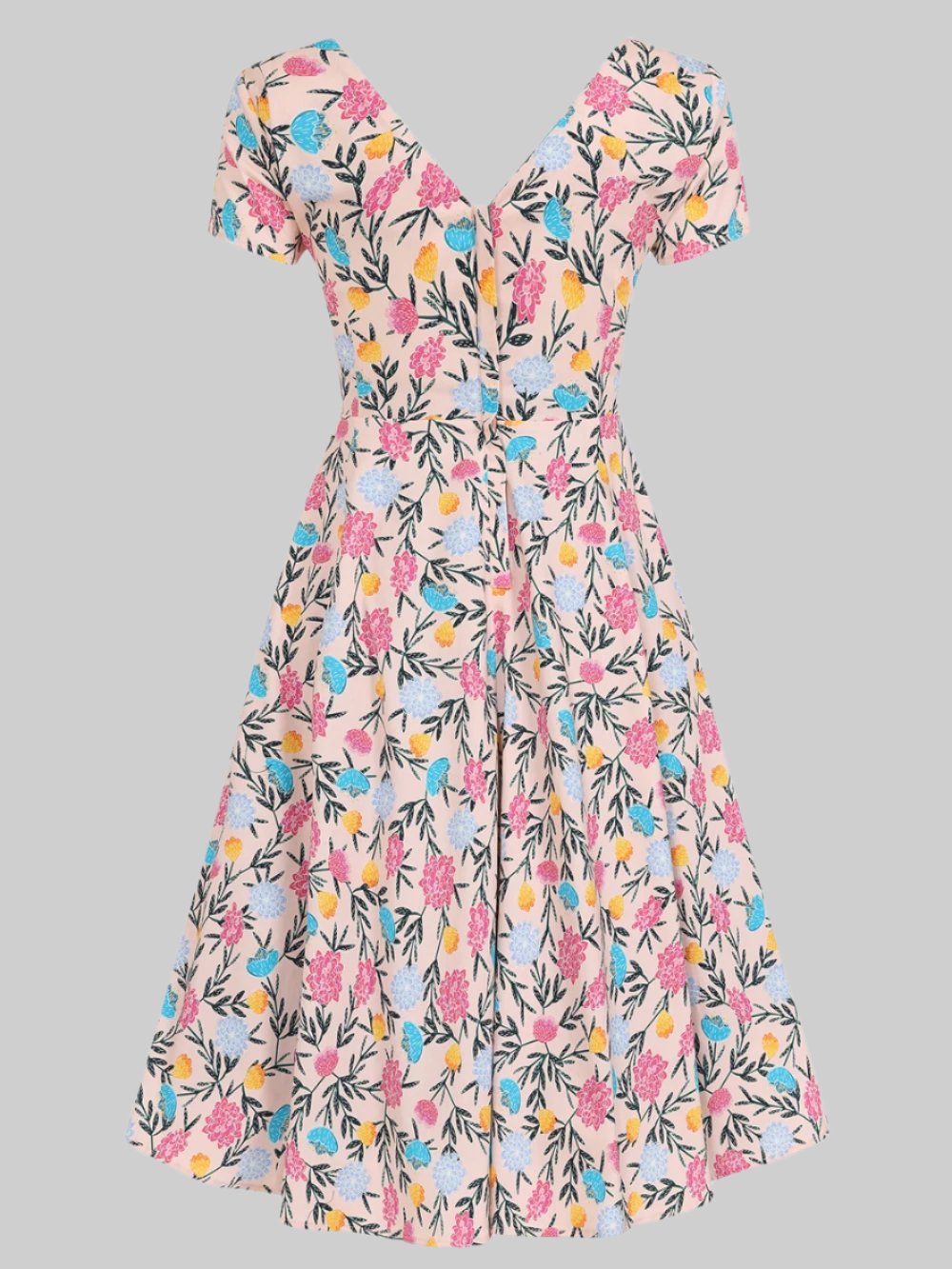 Maria Floral Whimsy Swing Dress