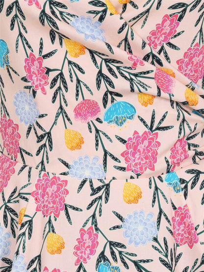Maria Floral Whimsy Swing Dress