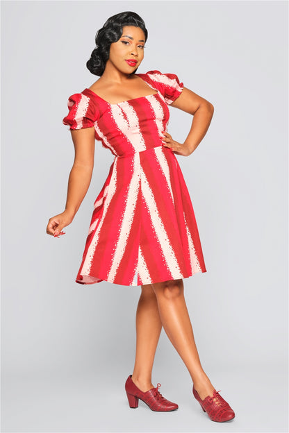 Gosia Stardust Stripe Swing Dress