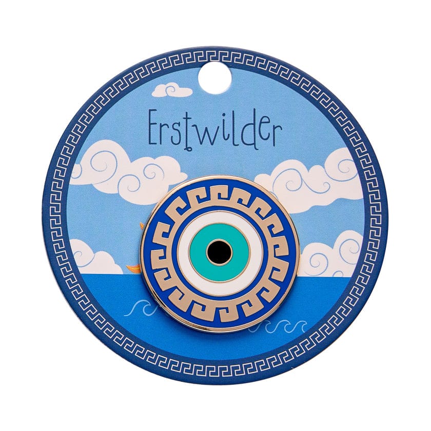 Erstwilder Evil Eye Amulet Enamel Pin