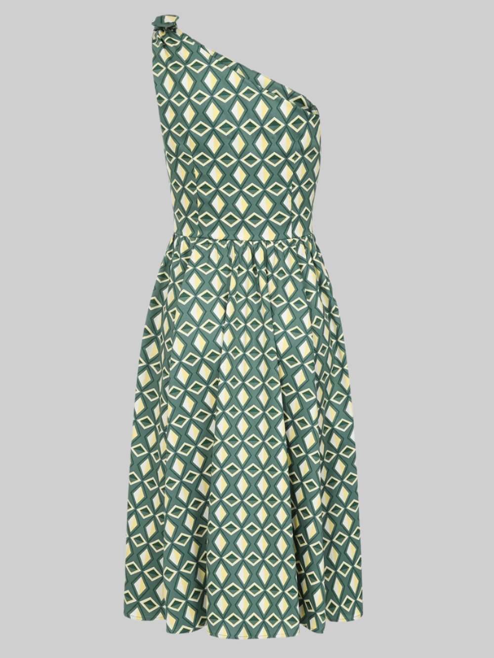 Theo Tiki Harlequin Dress