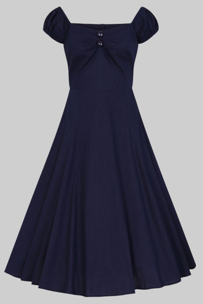 Dolores Navy Doll Dress