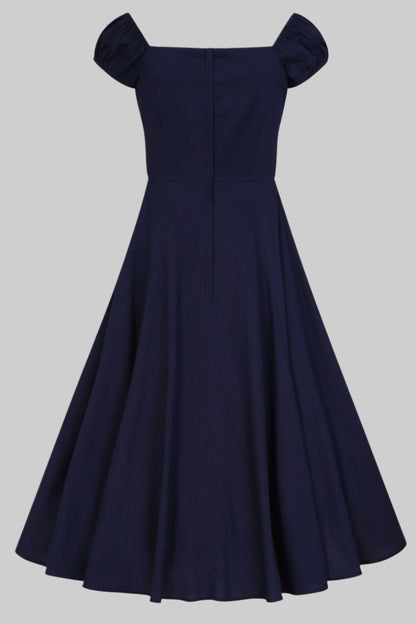 Dolores Navy Doll Dress