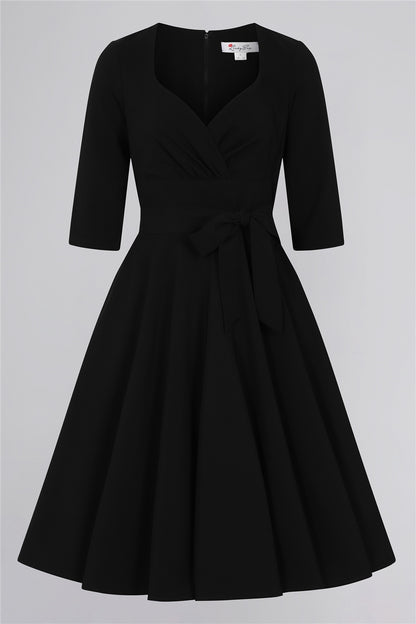 Rita Long Sleeve Flared Dress