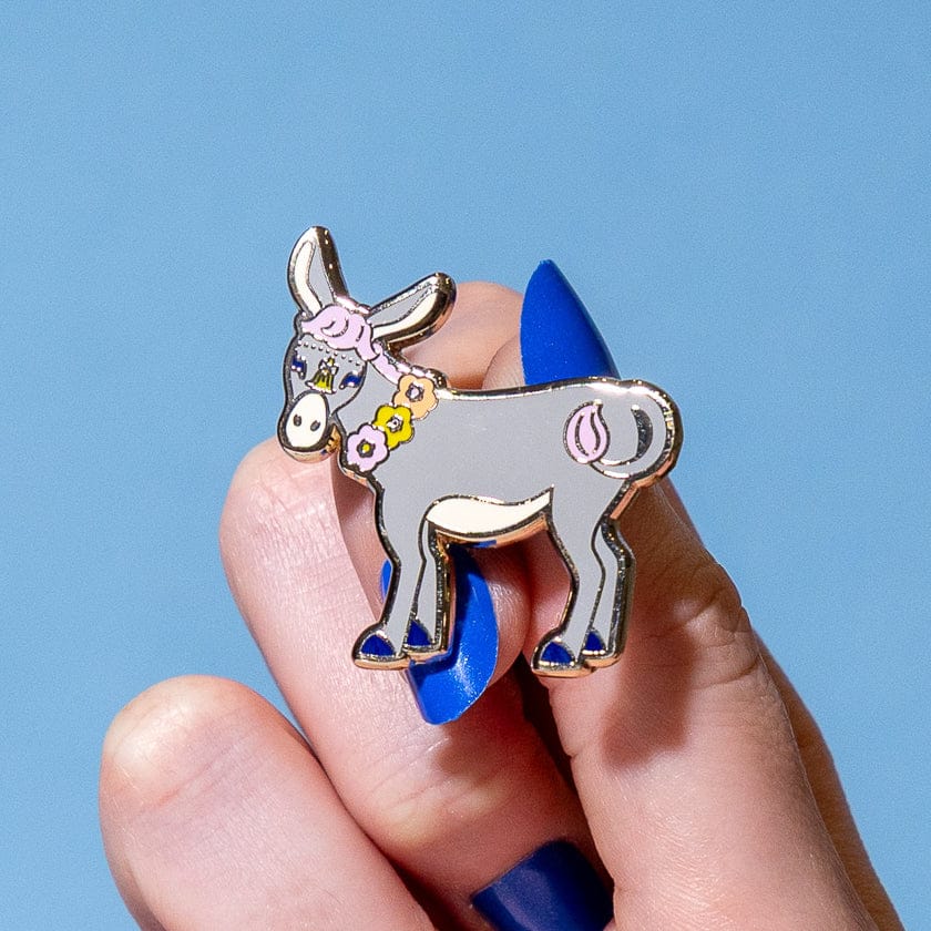 Erstwilder Devoted Donkey Enamel Pin