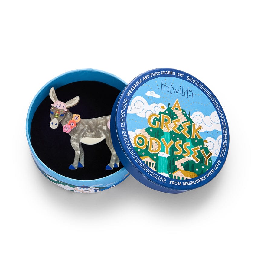 Erstwilder Devoted Donkey Brooch