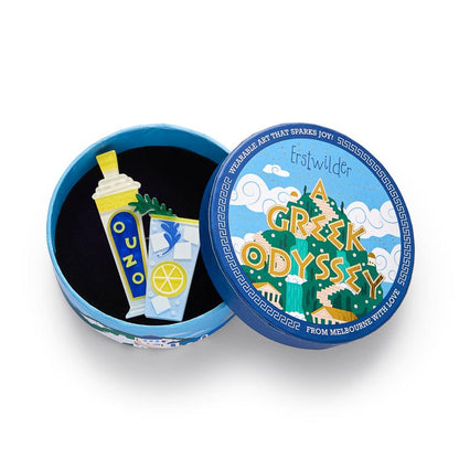 Erstwilder Opa! Ouzo Brooch