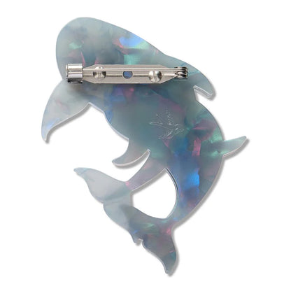 Erstwilder Yangtze Finless Porpoises Brooch