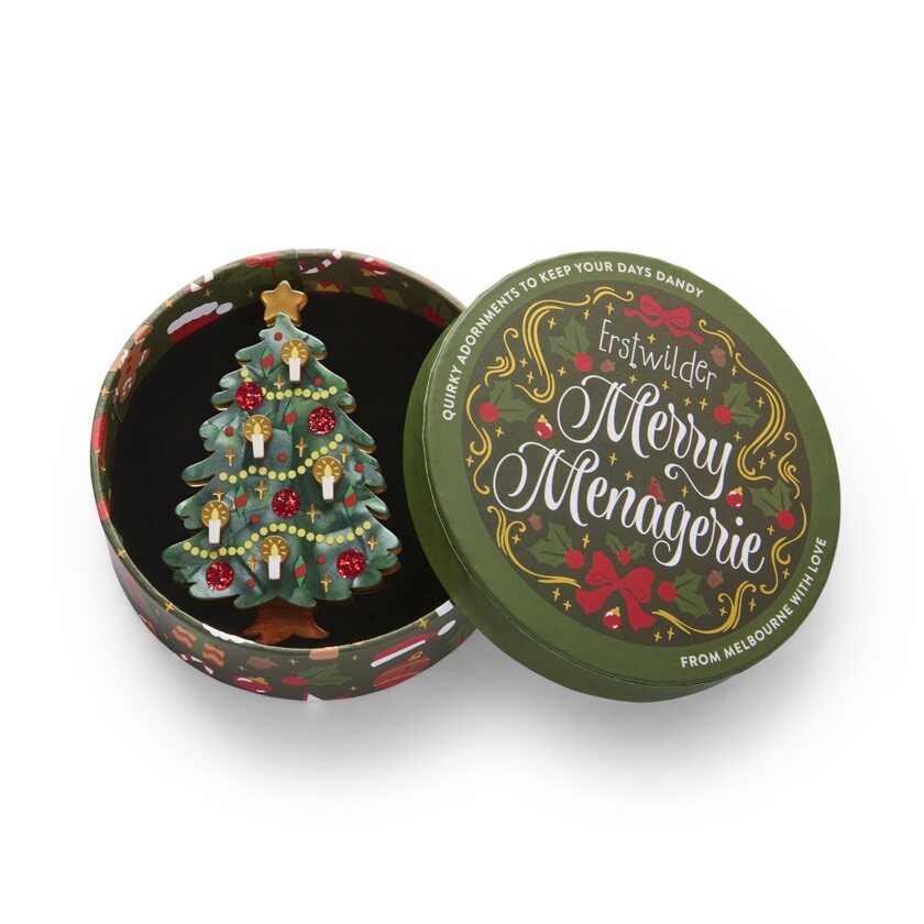 Christmas Tree Centre-Piece Brooch