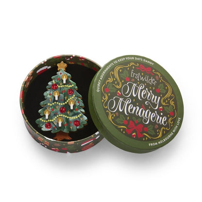 Christmas Tree Centre-Piece Brooch