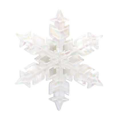Snowflake simplified mini brooch