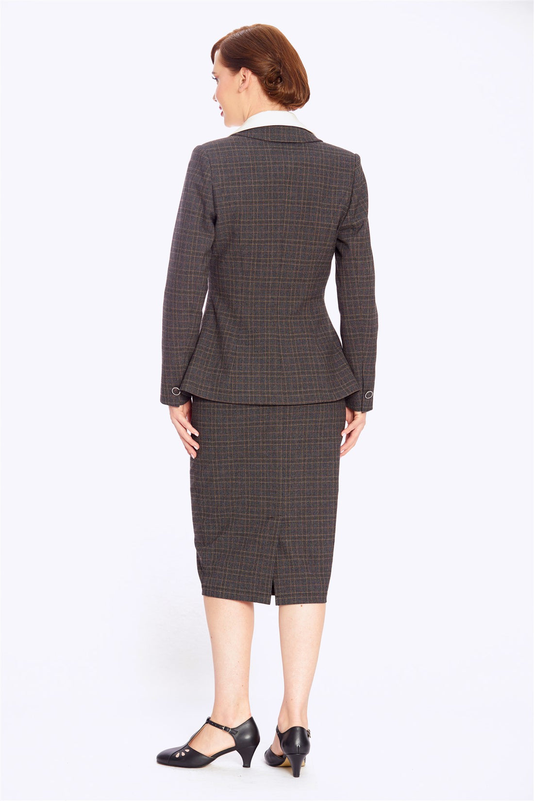 Katharine Check Blazer Jacket