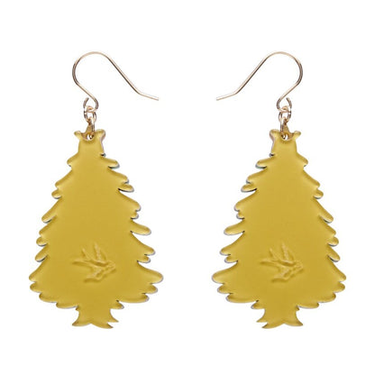 Christmas Tree Centre-Piece Drop Earrings