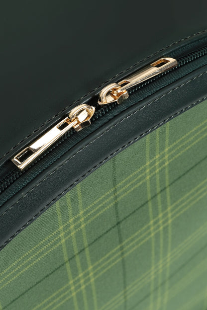 Alexandria Leaf Check Bag