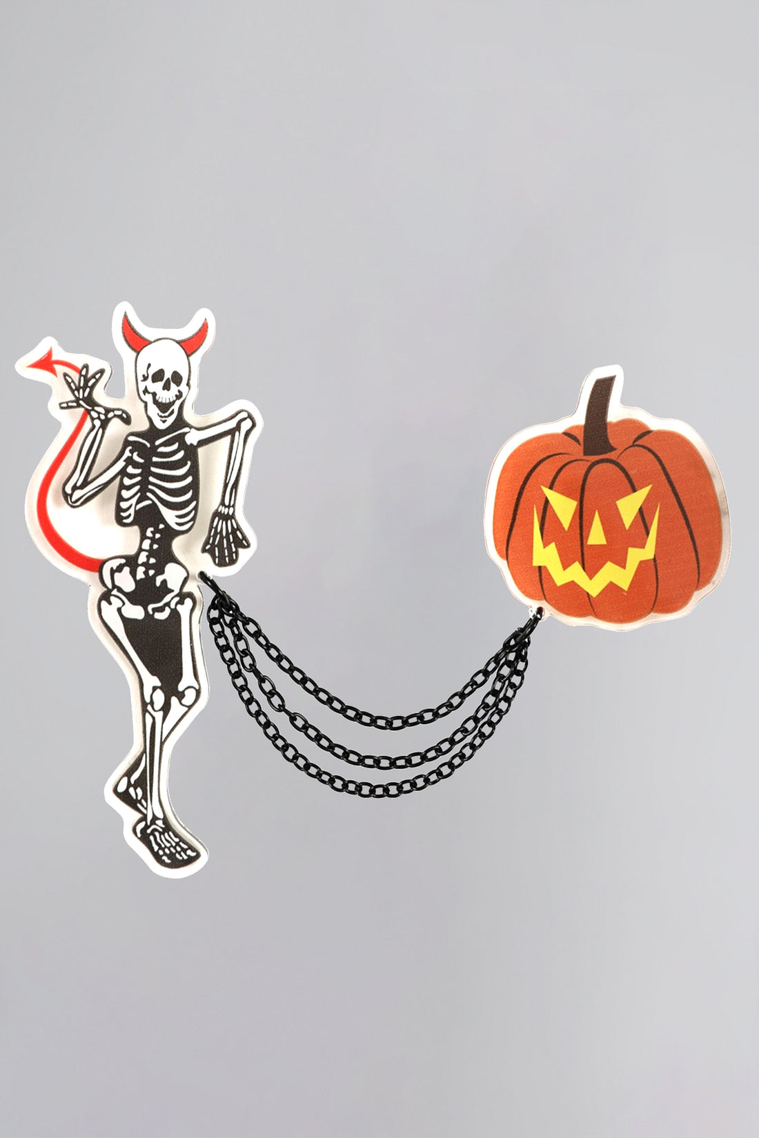 Skeleton Boo-Gie Brooch