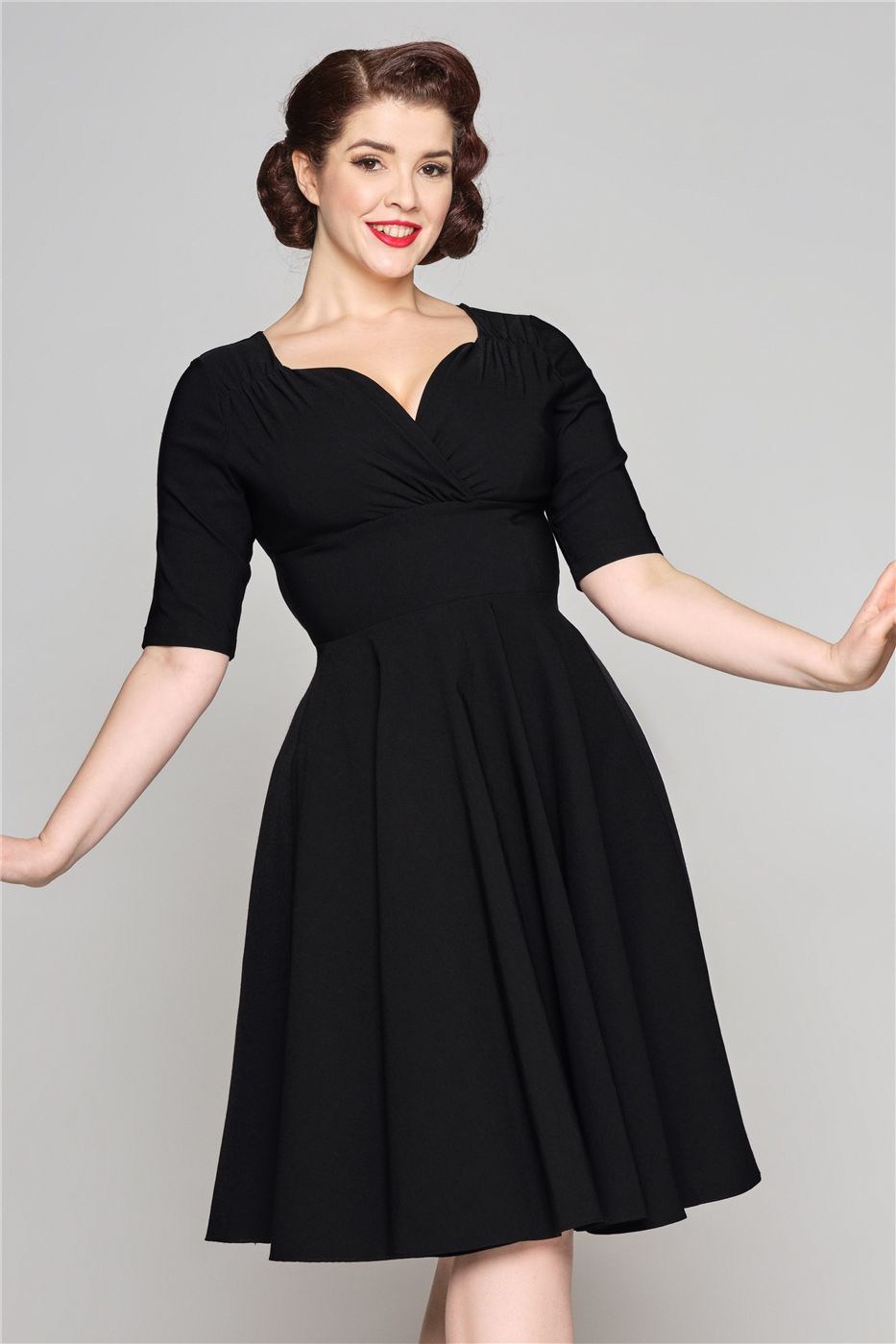 Trixie Black Swing Dress