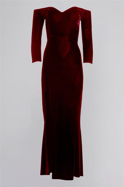 Anjelica Velvet Maxi Dress