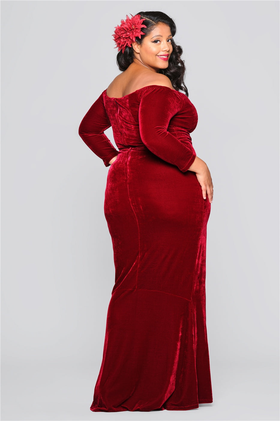 Anjelica Velvet Maxi Dress