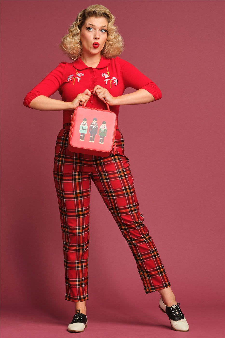 Thea Berry Check Trousers