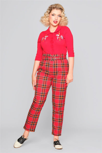 Thea Berry Check Trousers