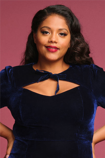 Ancilla Velvet Pencil Dress