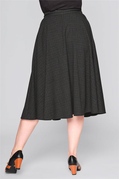 Professor Heritage Check Skirt