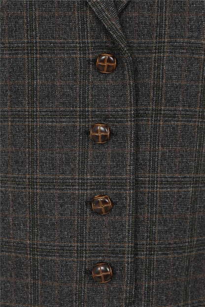 Professor Heritage Check Waistcoat