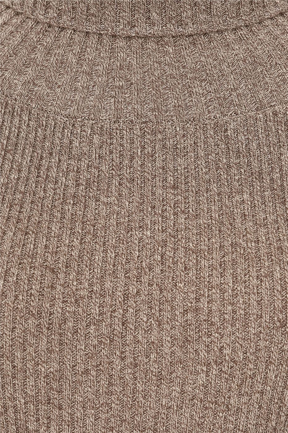 Olive Knitted Pencil Dress