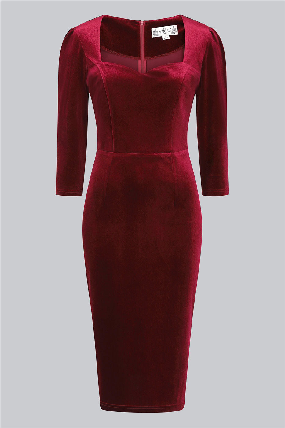 collectif red dress Caterina Classic Check Swing Dress