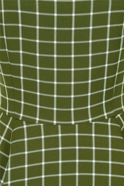 Eloise Acres Check Swing Dress